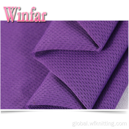 China Wicking Knit Polyester Mesh Bird Eye Knit Fabric Manufactory